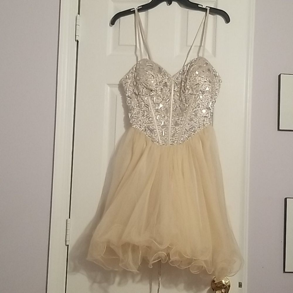 Xcape by joanna chen Youth girls formal dress